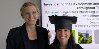 Foto von Prof. Dr. Bernadette Gold und Jasmin Bauersfeld 